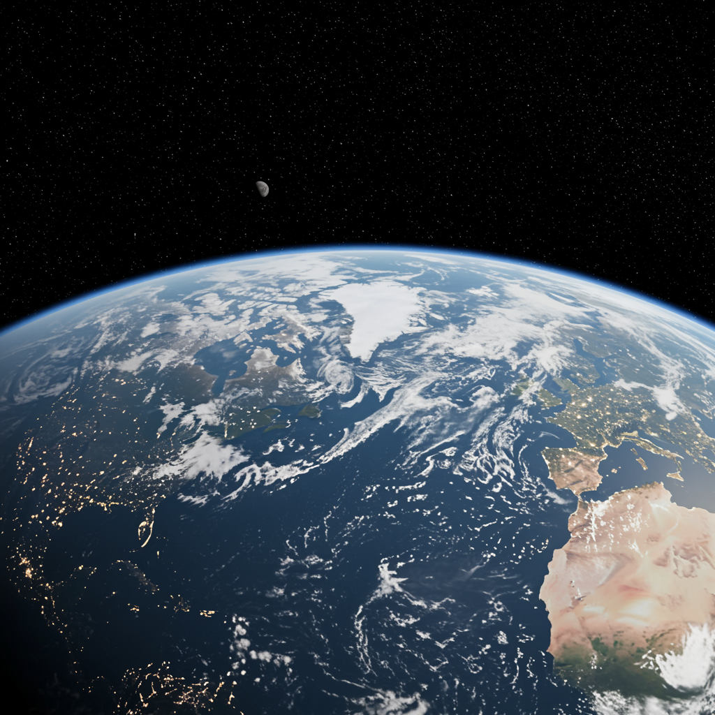 Earth as It Would Appear From Space