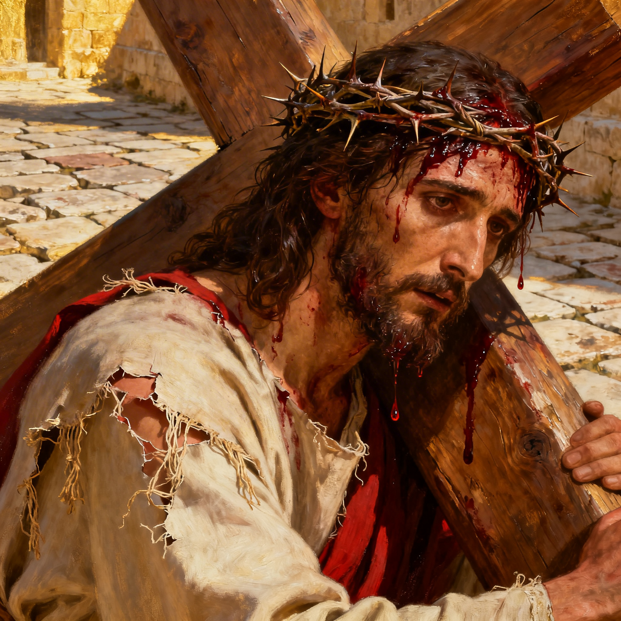 Jesus Carrying His Cross (Right)