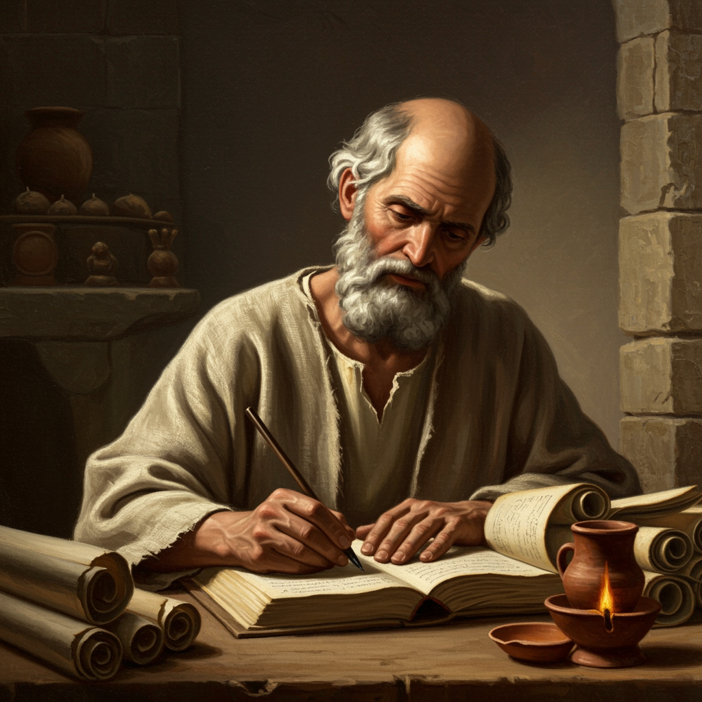 Matthew Writing His Gospel Matthew Writing His Gospel