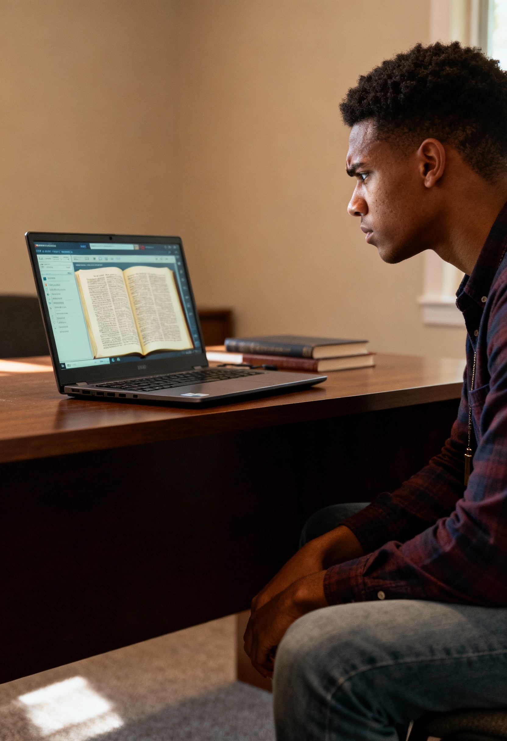 Pastor Studying Pastor Studying