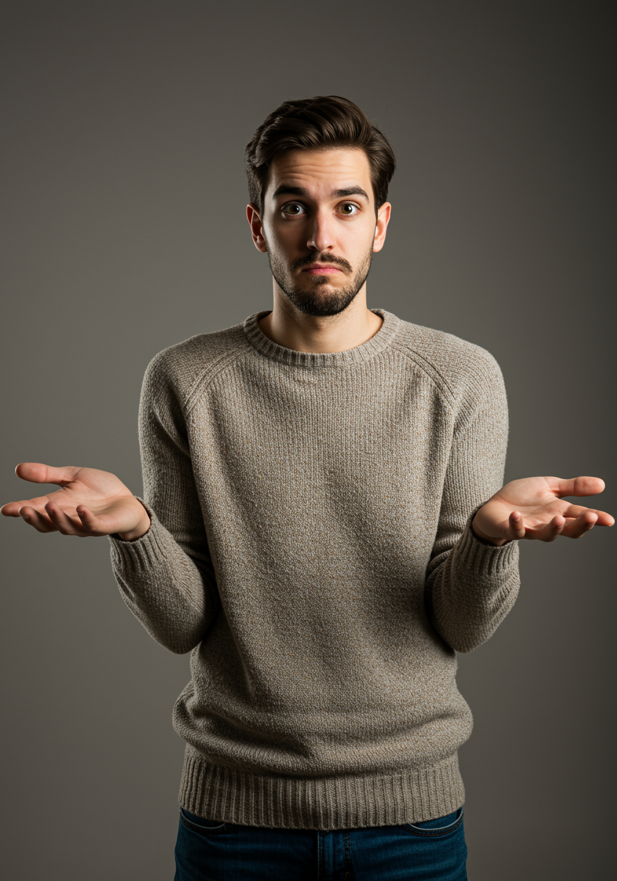 Puzzled Man Wondering Is Jesus the Only Way