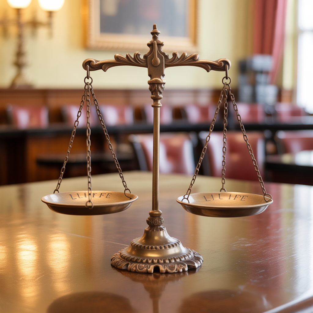 Scales Balancing Justice