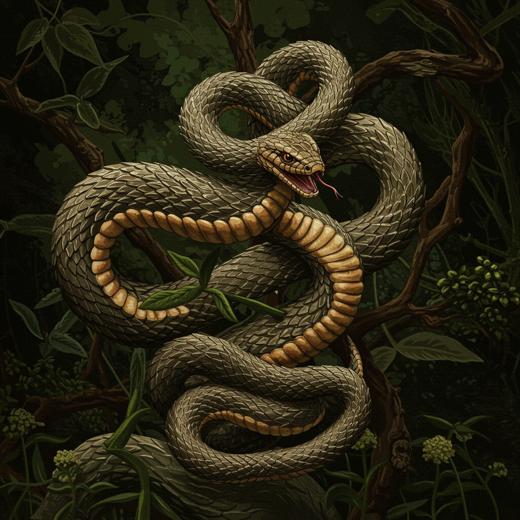 The Serpent in the Garden of Eden