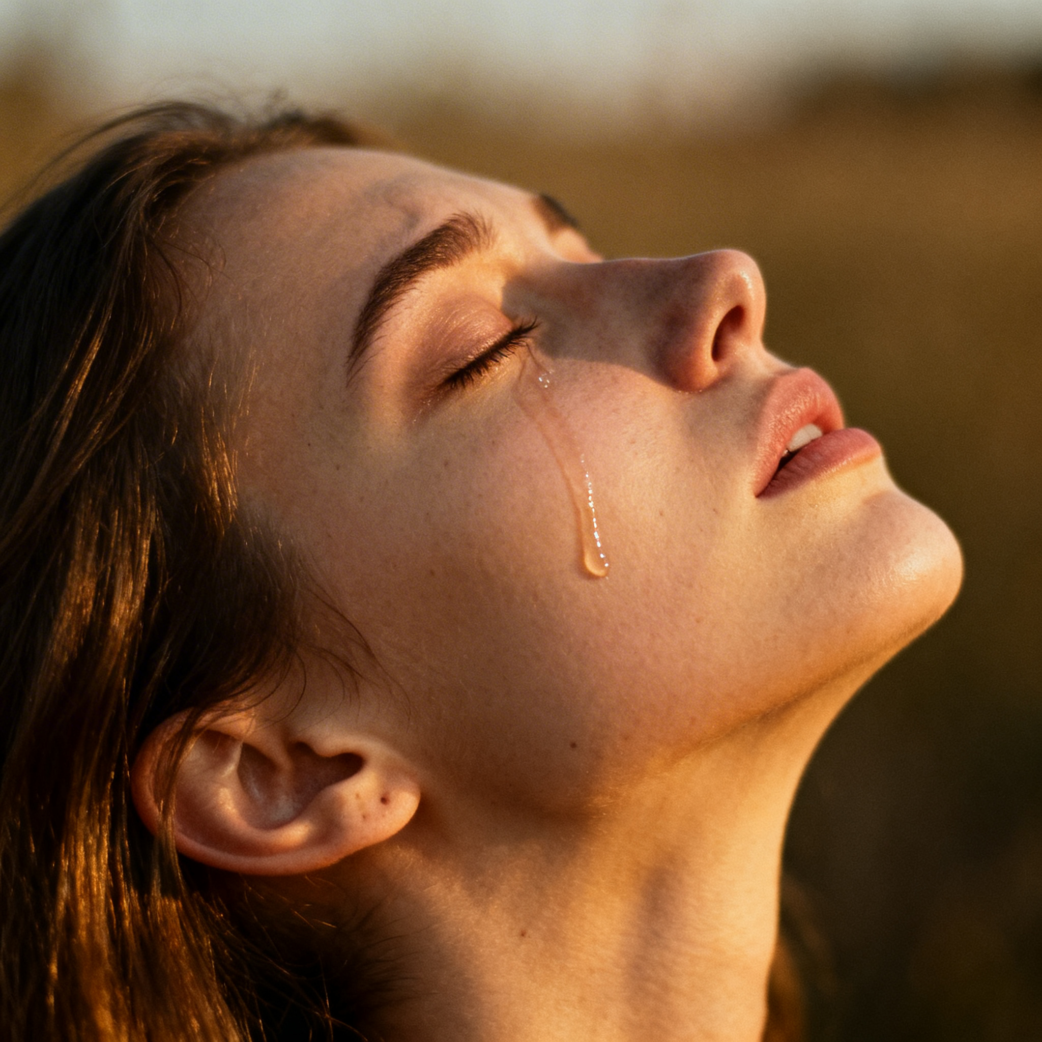 Young Woman in Anguish