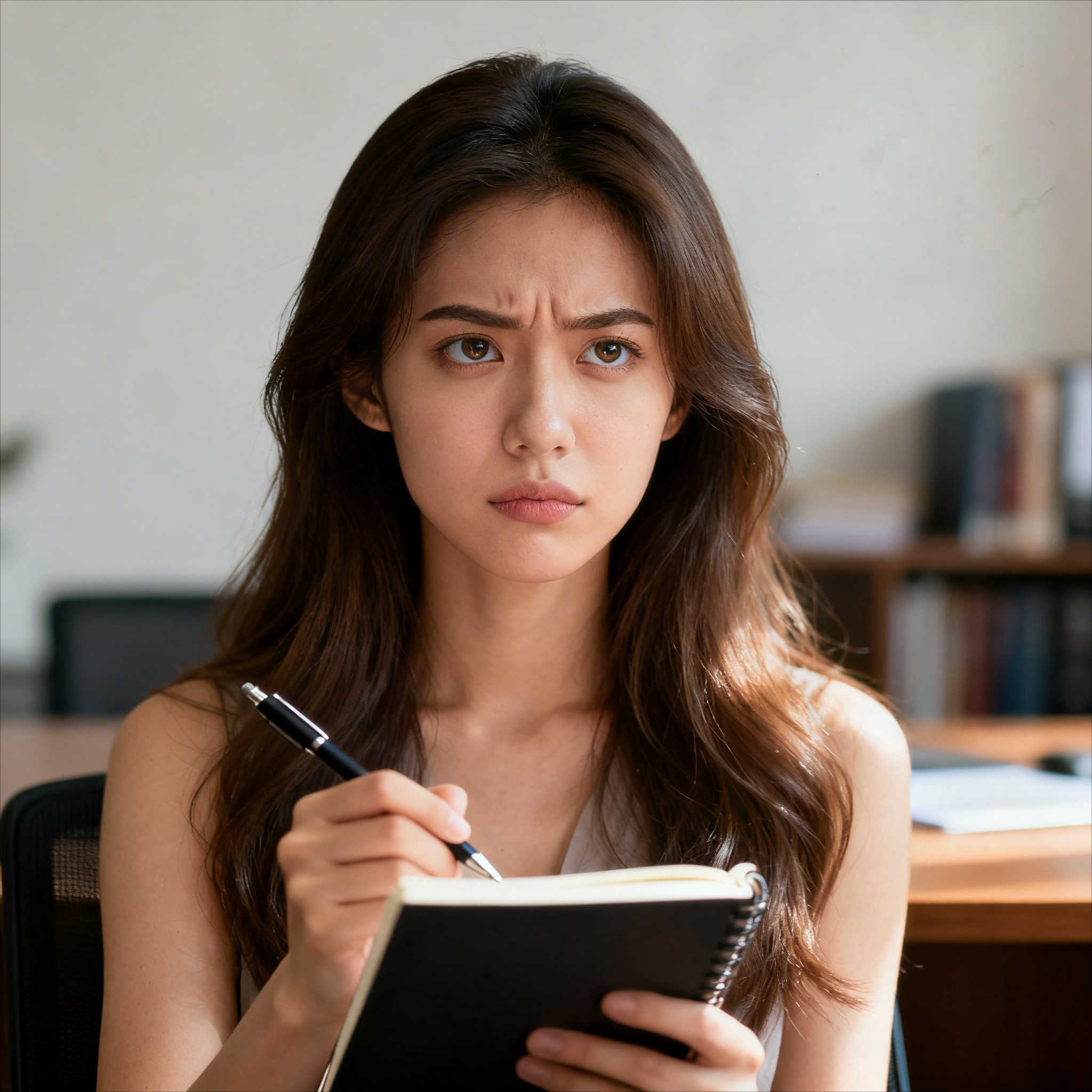 Determined Young Woman